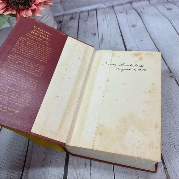 Vintage 1937 familiar quotes book - Picture 5 of 9